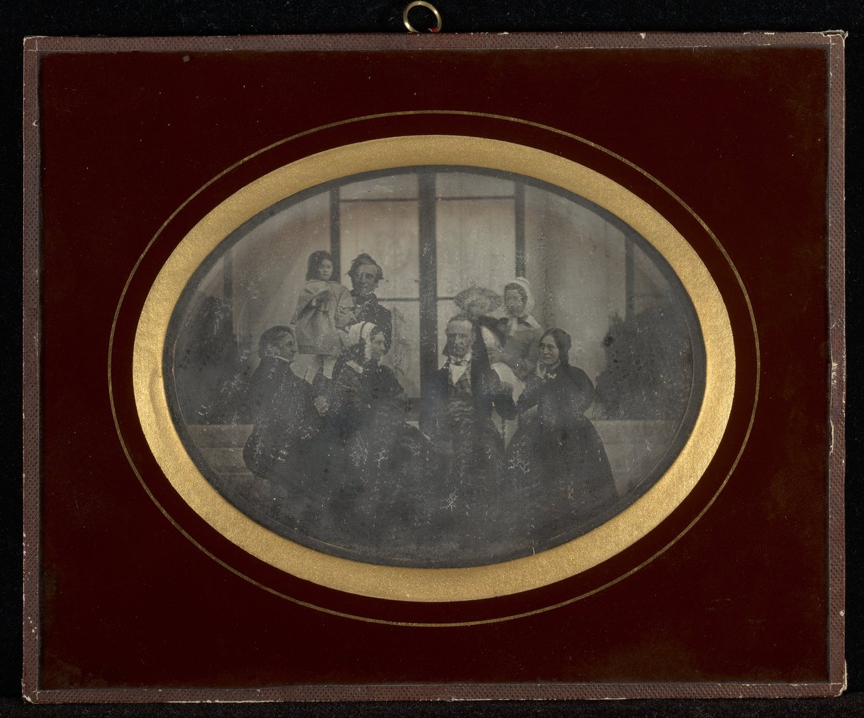 (Eynard-Lullins çemberinin sekiz üyesinin grup portresi) by Jean Gabriel Eynard