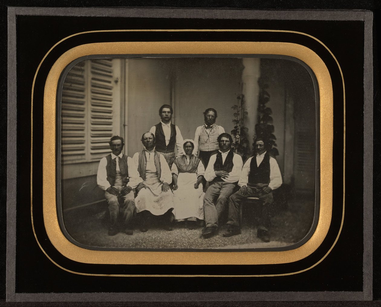 Yedi Hizmetkarın Portresi by Jean Gabriel Eynard