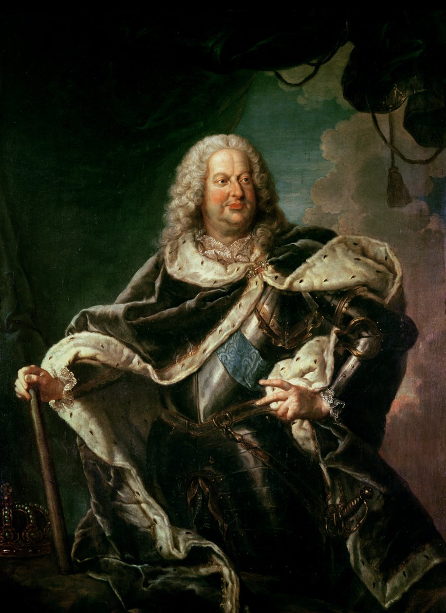 Stanislas Lesczinski (1677-1766) Polonya Kralı by Jean Girardet
