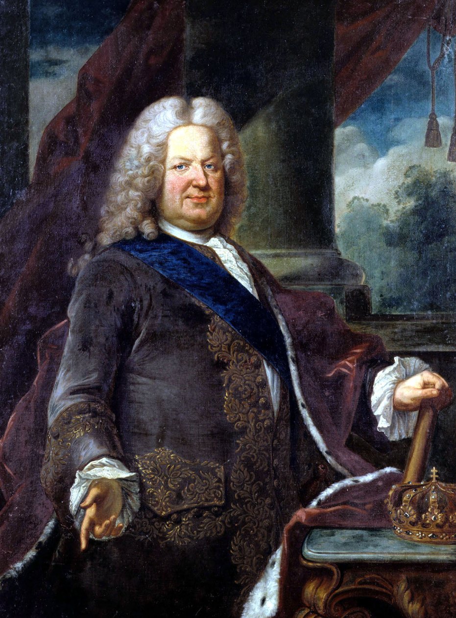 Stanislas Leszczynski, Polonya Kralı tuval üzerine yağlı boya by Jean Girardet