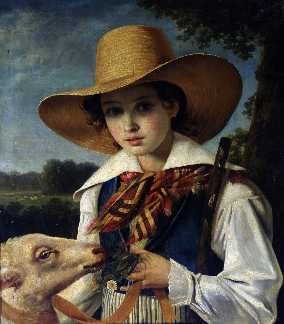Portrait of Young Marius Peptipa, c.1837  by Jean Godechart