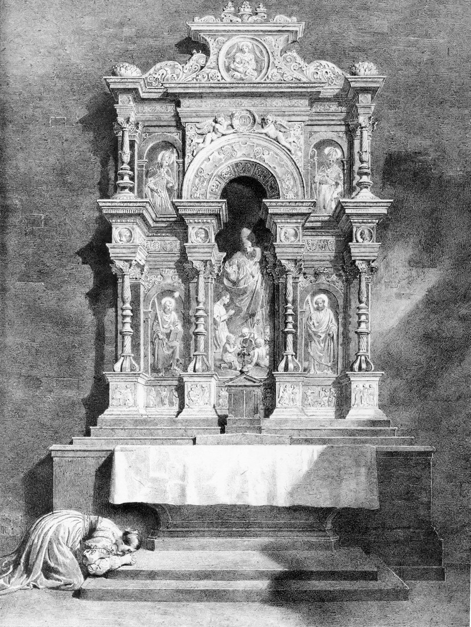Olbein Sunağı by Jean Honore Fragonard