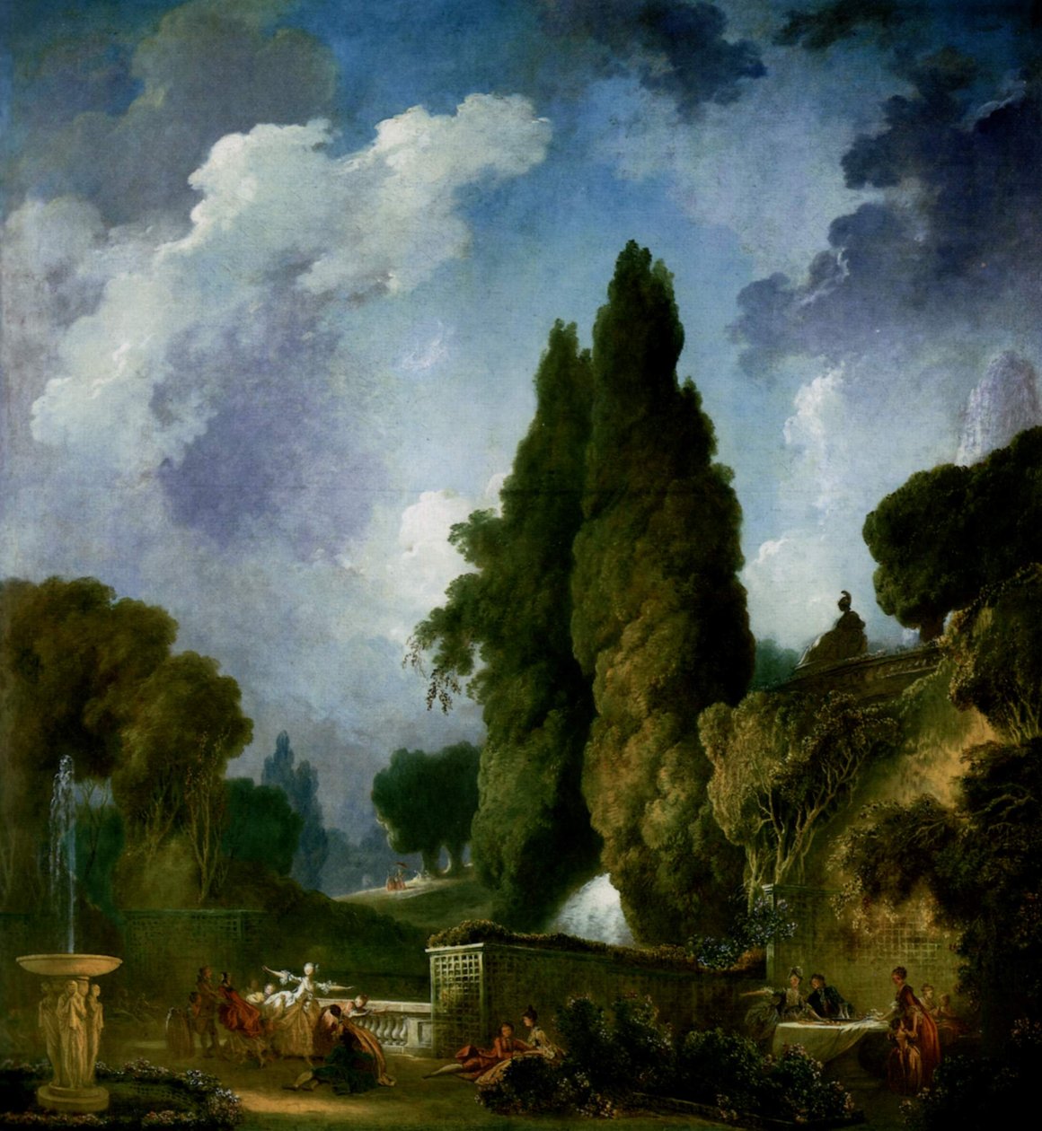 Kör adamın blöfü by Jean Honore Fragonard