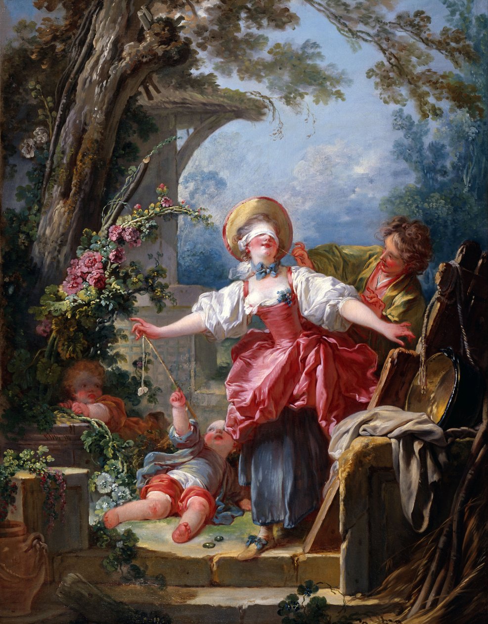 Kör Adamın Takviyesi by Jean Honore Fragonard