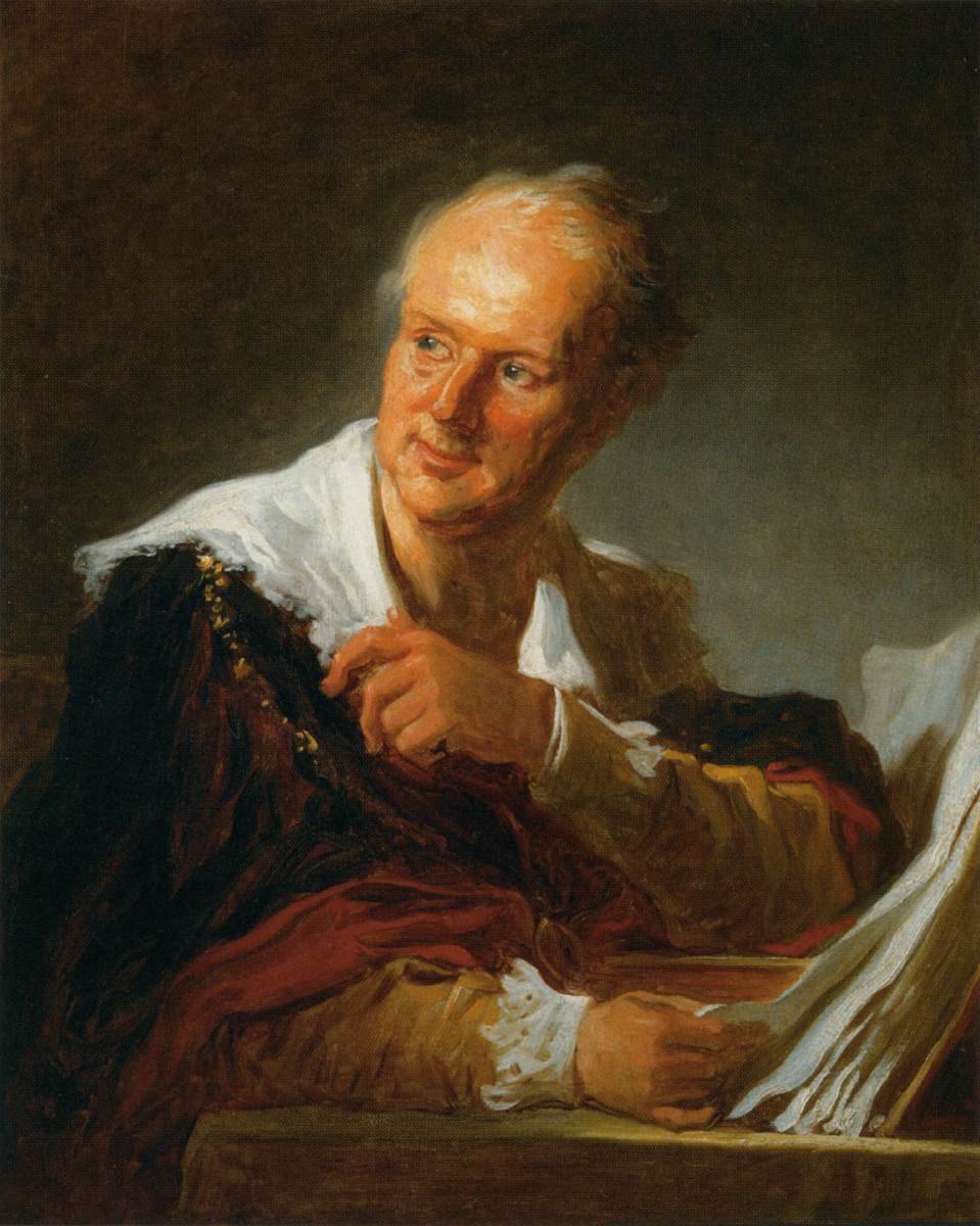Denis Diderot by Jean-Honore Fragonard