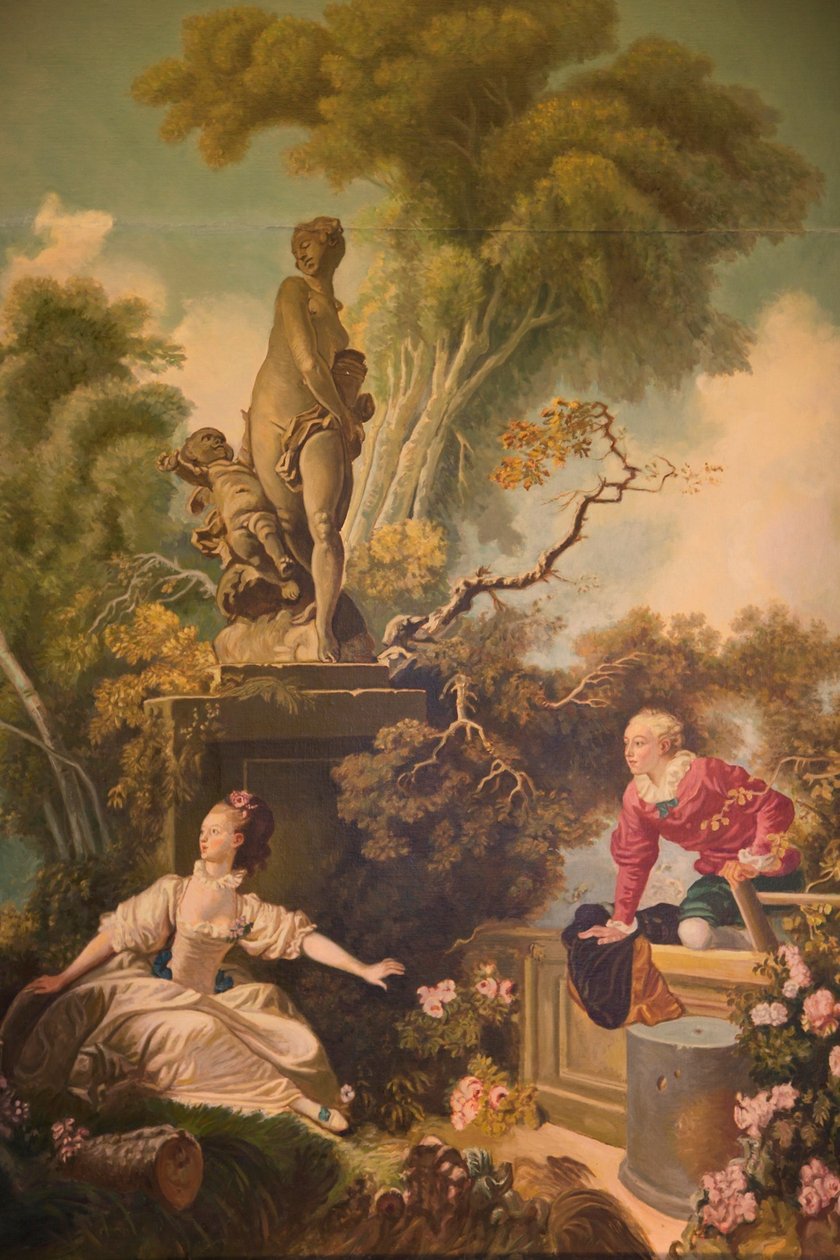 Aşkın Gelişimi, Buluşma by Jean Honore Fragonard