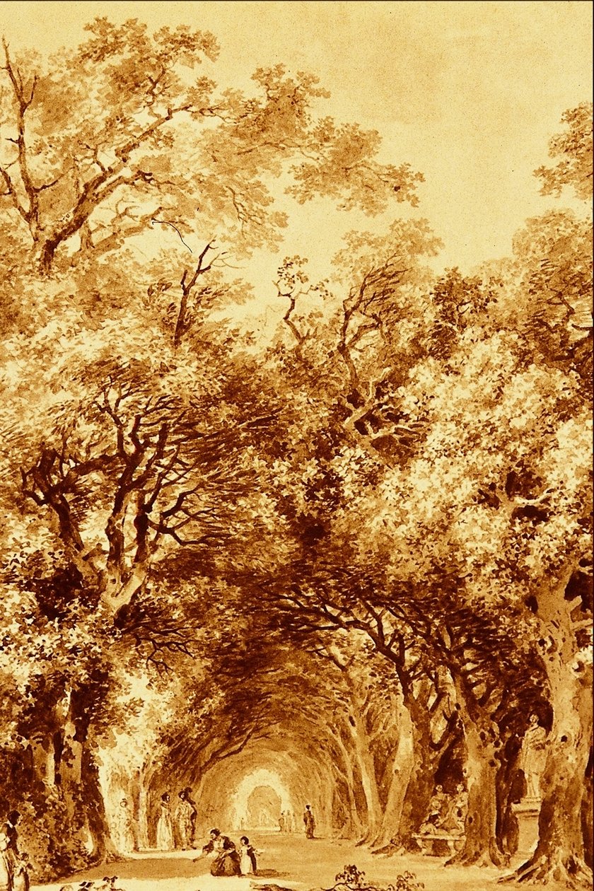 Gölgeli Yürüyüş by Jean Honore Fragonard