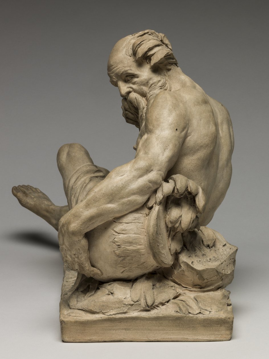 Nehir Tanrısı, 1755 (pişmiş toprak) by Jean Jacques Caffieri