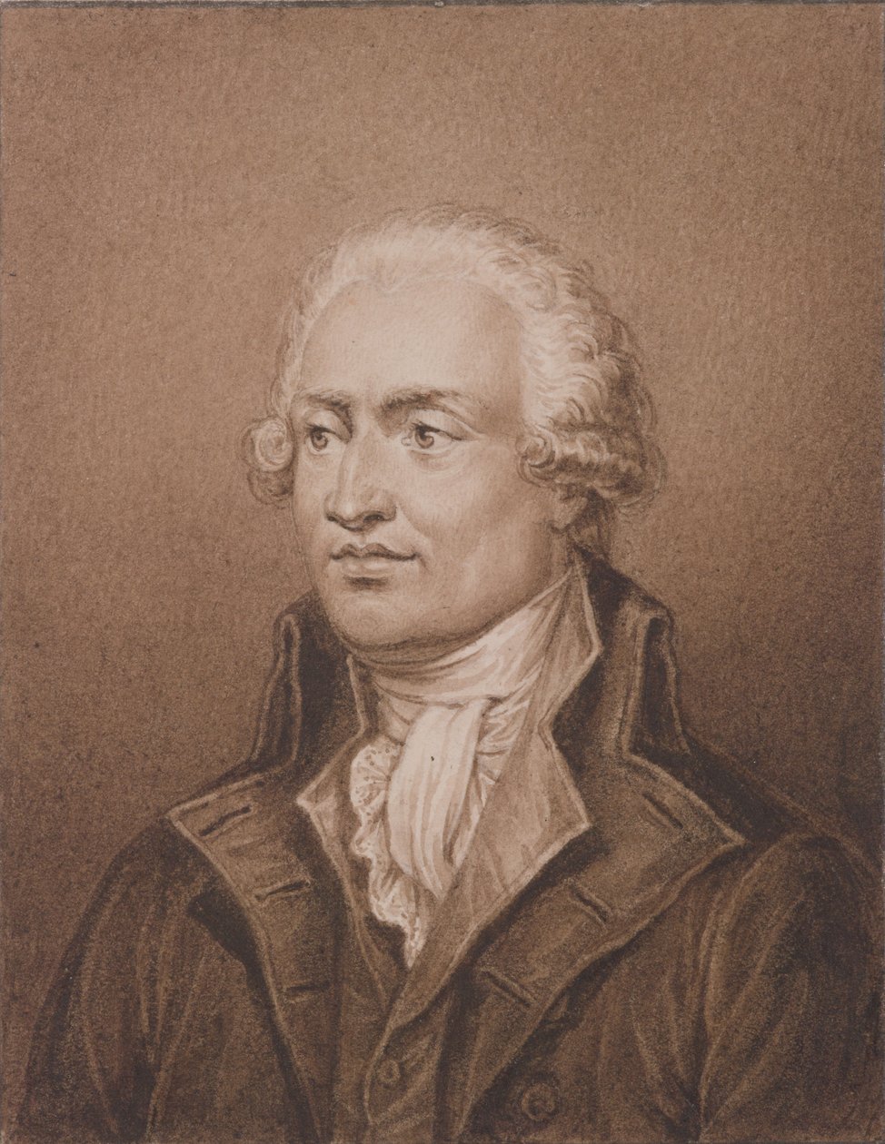Marie Jean Antoine Nicolas de Caritat (1743-94) Marquis de Condorcet by Jean Jacques Frilley