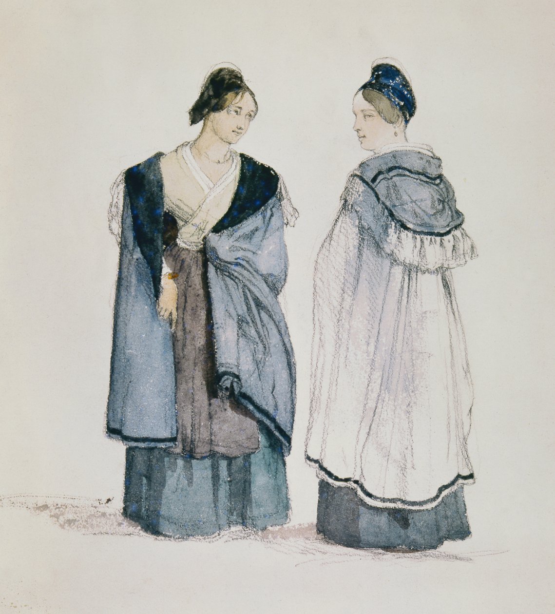 Daudet ve Bizet döneminde Arles sakinleri by Jean Joseph Bonaventure Laurens