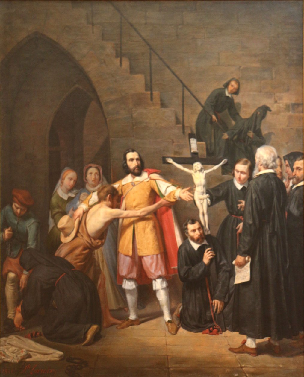 Siyah tövbekarların Mesih efsanesi by Jean Joseph Lacroix