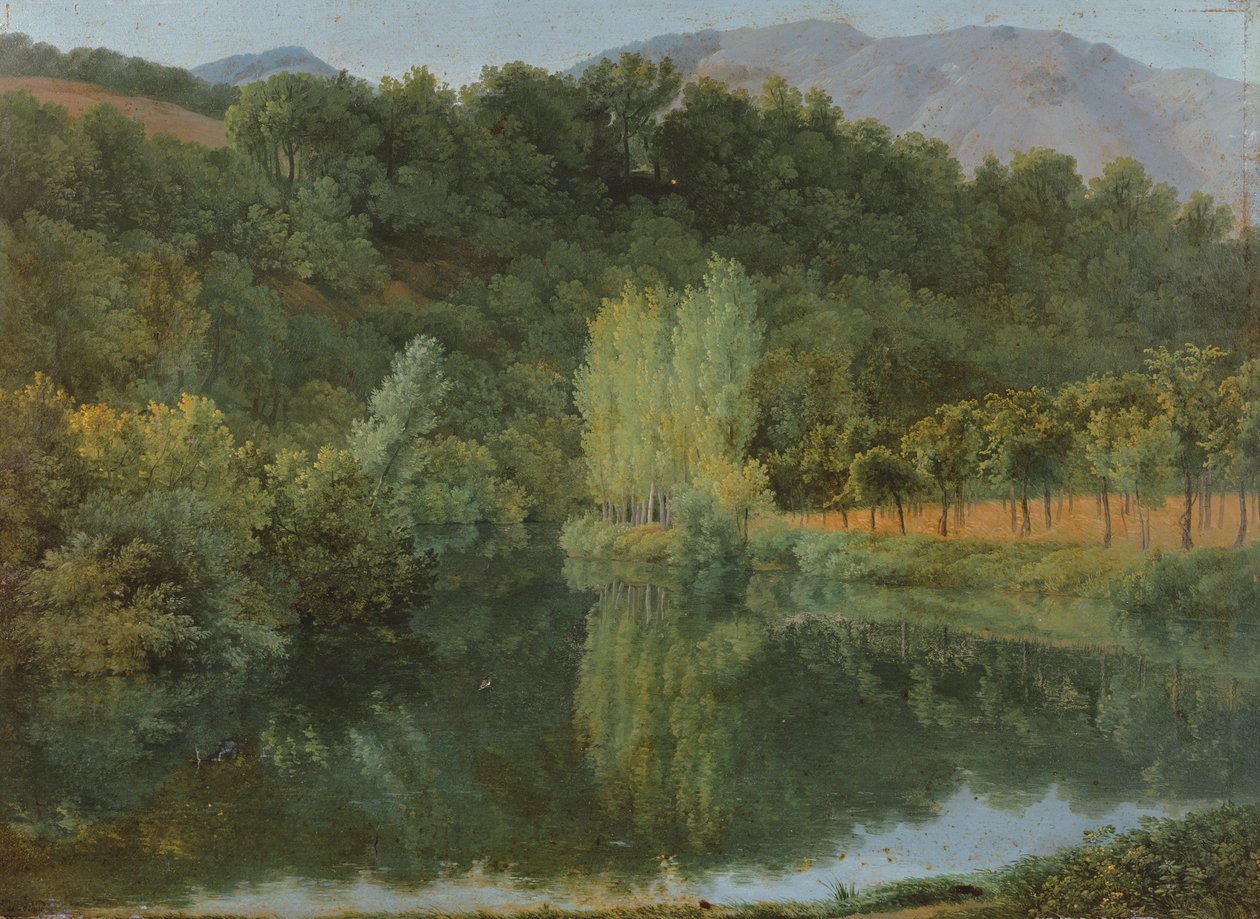 Napoli yakınlarındaki manzara, 1787 by Jean Joseph Xavier Bidauld