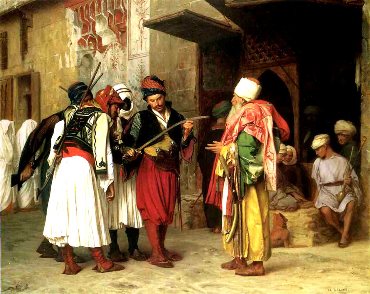 Eski Giysi Tüccarı, Kahire, 1866 by Jean Leon Gerome
