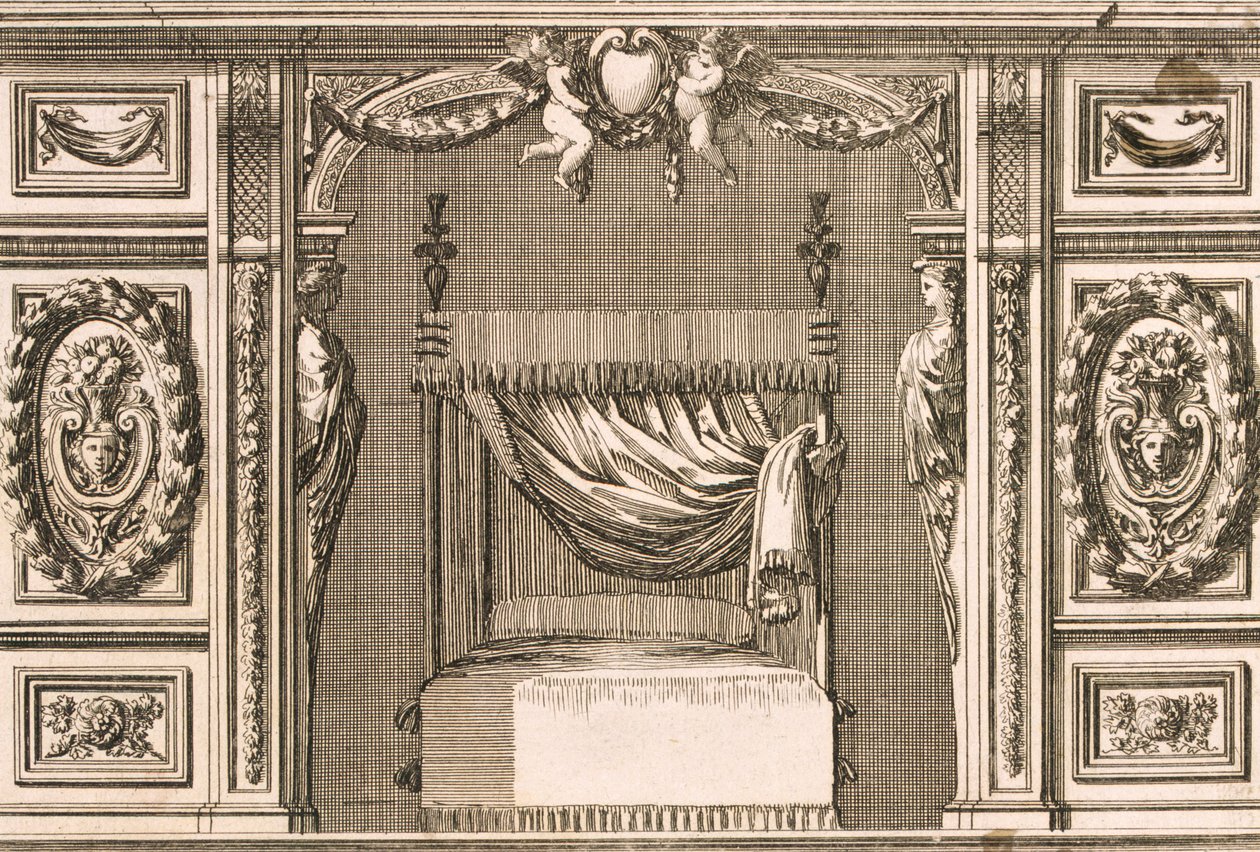 Bir yatak oyuk tasarımı, c.1660 by Jean Lepautre