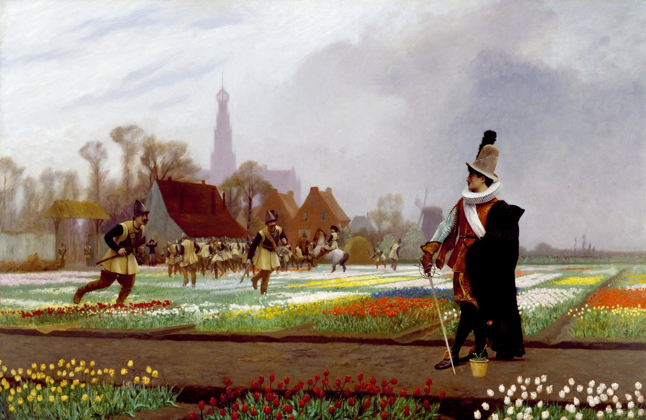 Lale çılgınlığı by Jean Leon Gerome