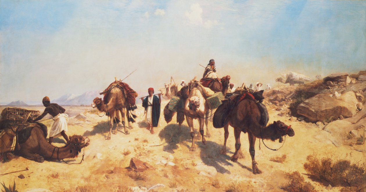 Çölü Geçmek by Jean Leon Gerome