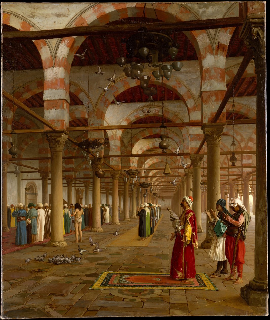 camide namaz kılmak by Jean Leon Gerome