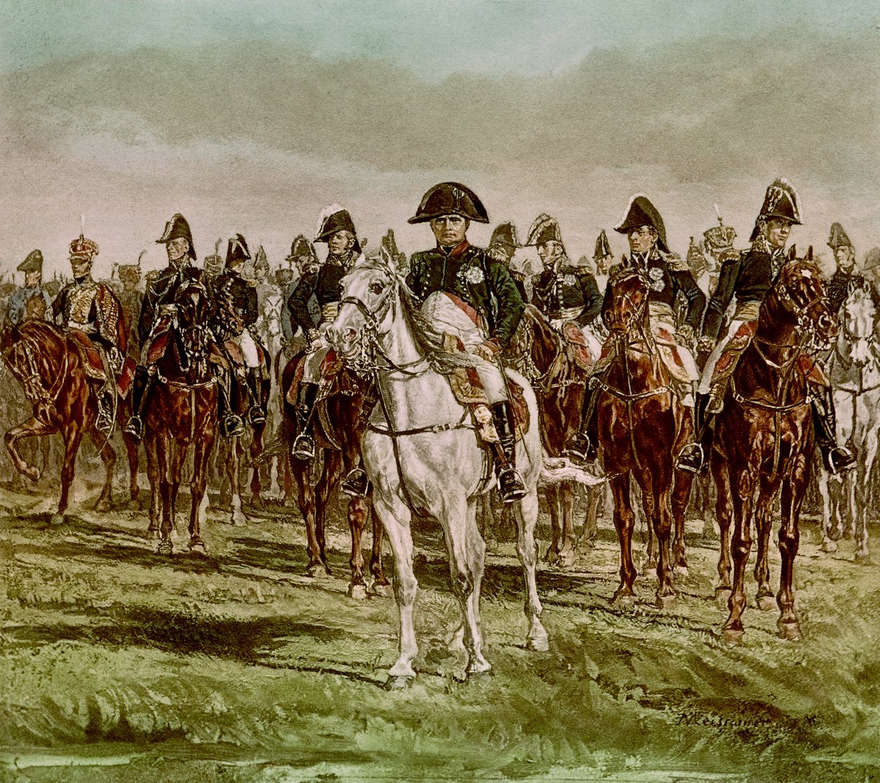 Napolyon I (1769-1821) ve Asası, 1860 dolayları (ayrıca bkz. 62590) by Jean Louis Ernest Meissonier