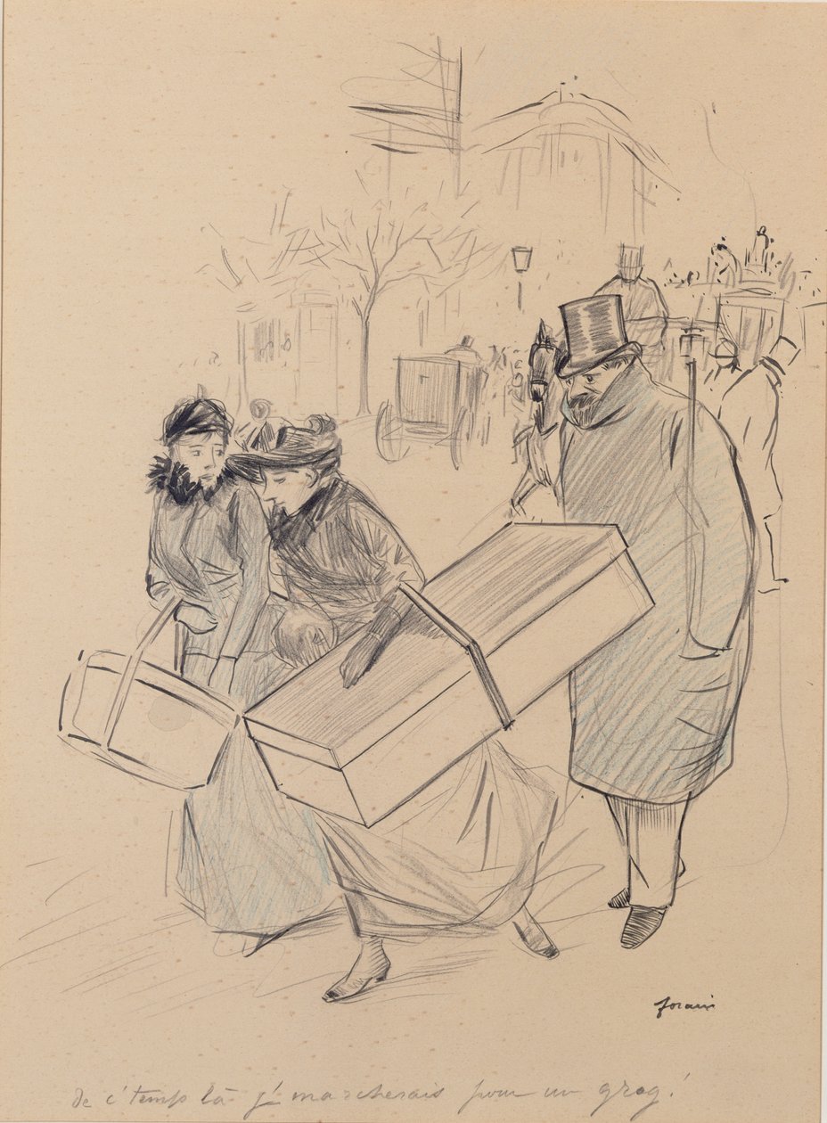 'C'temps La'dan Bir Grog İçin Yürürdüm' by Jean Louis Forain
