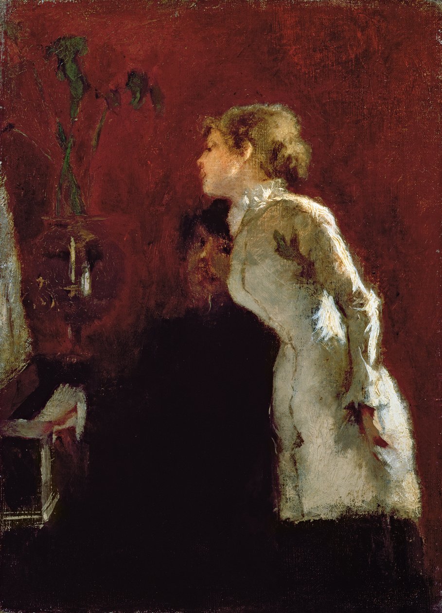 The Piano Lesson  by Jean Louis Forain