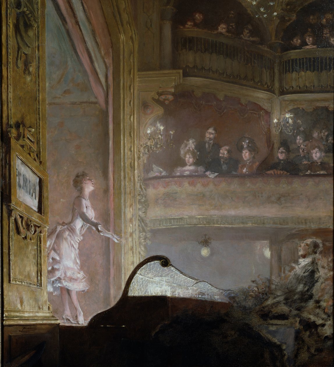 Pembeli Şarkıcı, 1895 dolayları by Jean Louis Forain