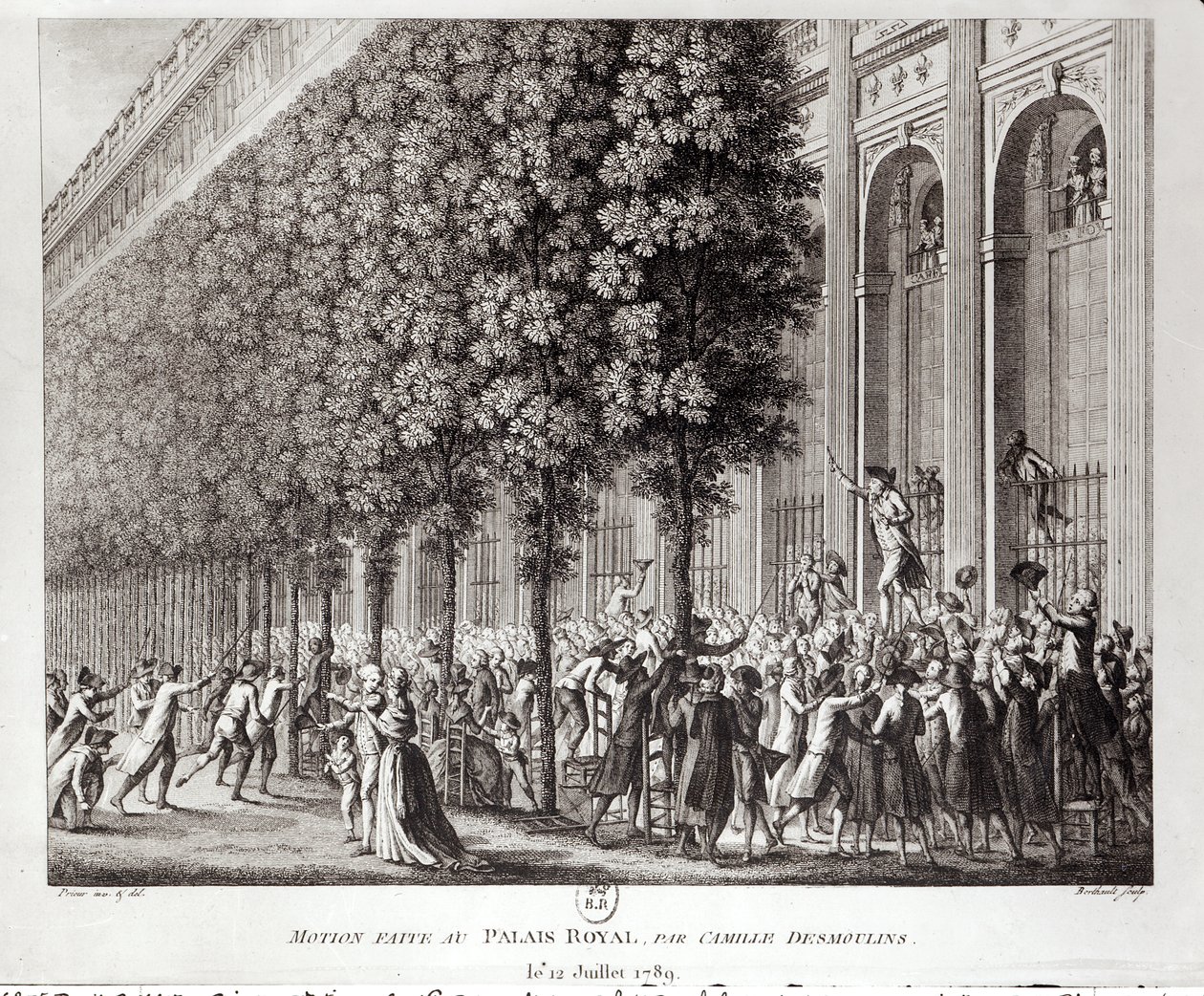 Camille Desmoulins (1760-94) Palais Royal