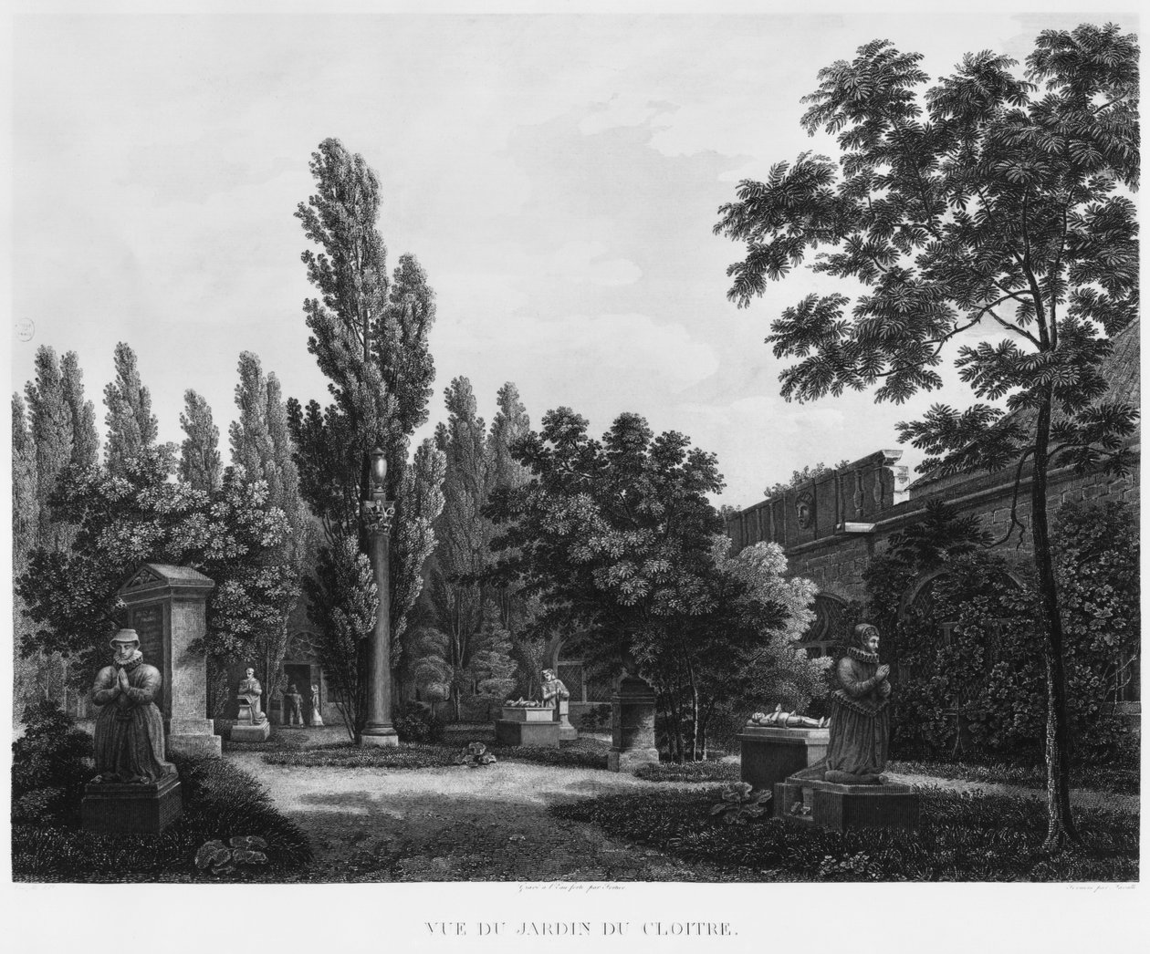 Manastır bahçesi, Musee des Monuments Francais, Paris, 