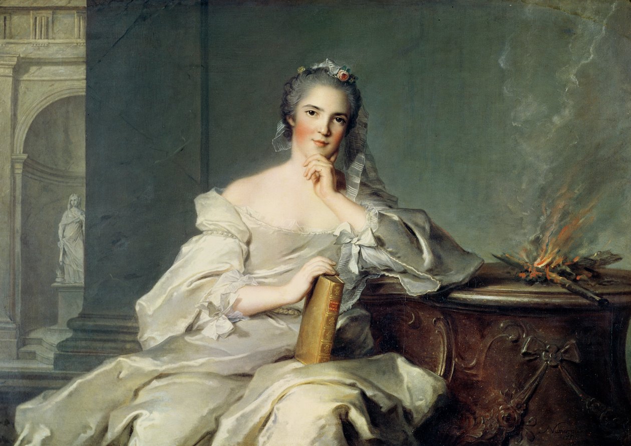 Anne-Henriette de France, Ateşin Elementi Olarak, 1750-1 by Jean Marc Nattier