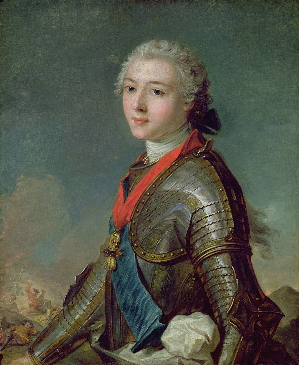 Louis Jean Marie de Bourbon (1725-93) Penthievre Dükü, 1743 by Jean Marc Nattier