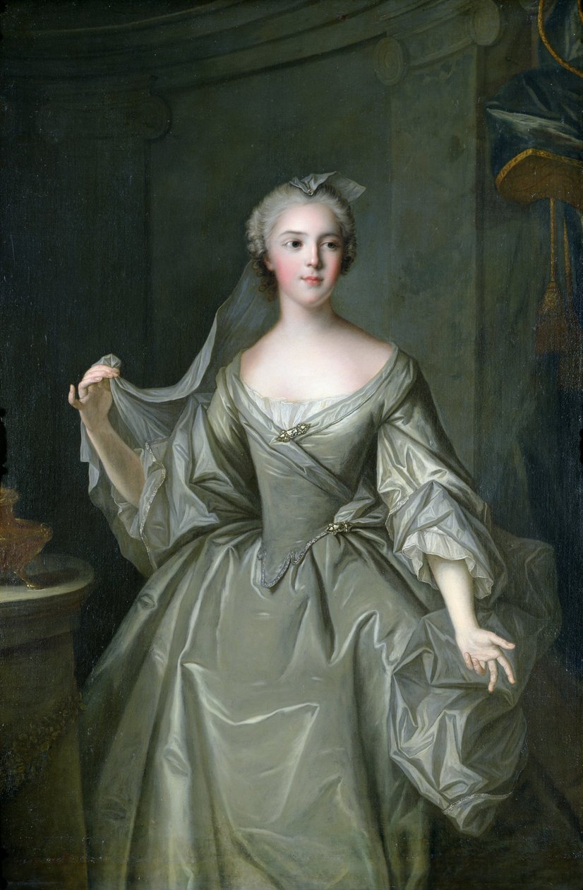 Madam Sophie de France (1734-82) Vestal Bakire olarak by Jean Marc Nattier
