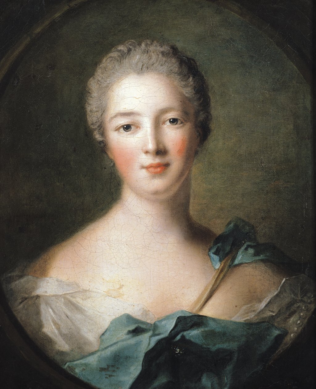 Madam de Pompadour (1721-64) 1748 by Jean Marc Nattier