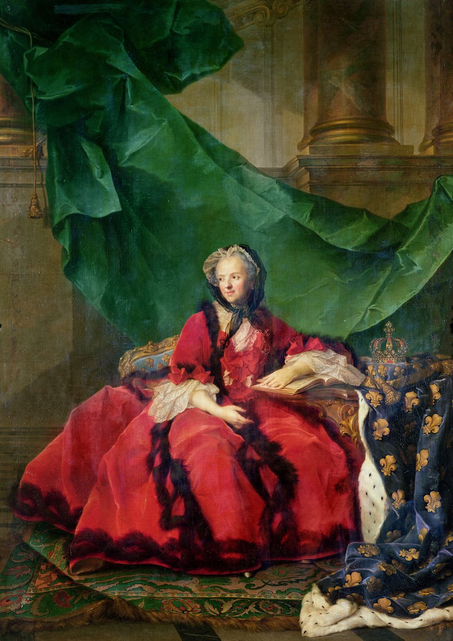 Portrait of Maria Leszczynska (1703-68) in Daily Dress  by Jean Marc Nattier