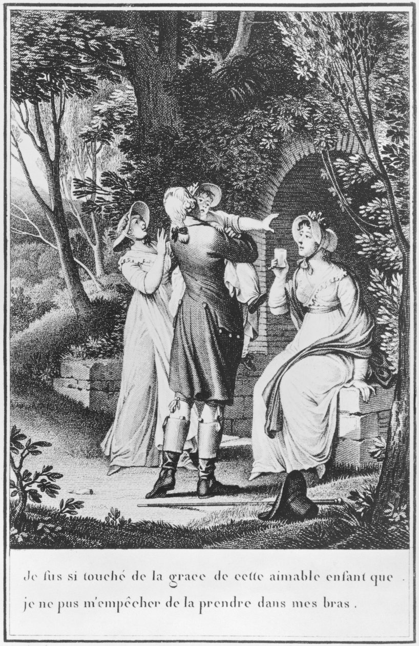 E. Deghent tarafından oyulmuş Johann Wolfgang Goethe (1749-1832) tarafından 