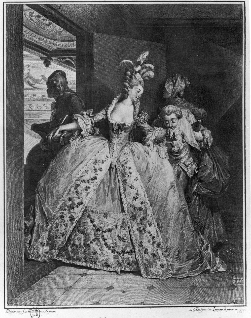 Vedalar, 1777, genç de Launey tarafından kazınmış by Jean Michel the Younger Moreau