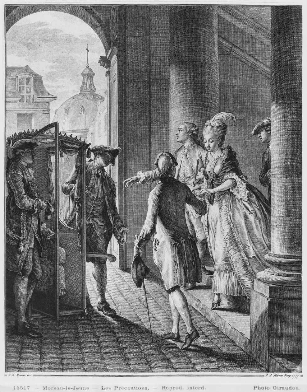 Önlemler, Pietro Antonio Martini (1739-97) 1777 tarafından kazınmış by Jean Michel the Younger Moreau