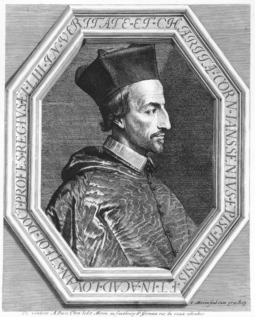 Cornelius Jansen, Ypres Piskoposu by Jean Morin