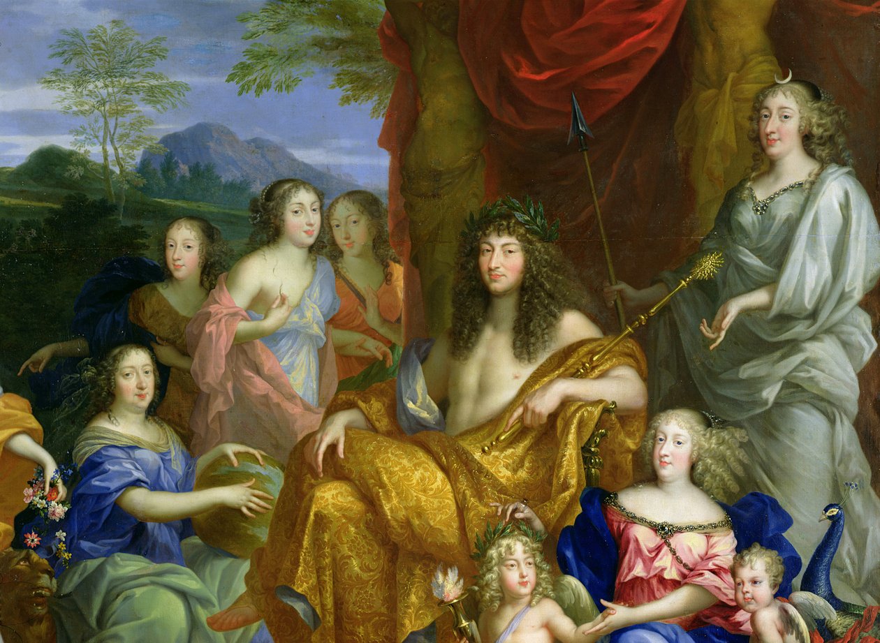 Louis Ailesi (1638-1715) 1670 (ayrıntı 60094) by Jean Nocret