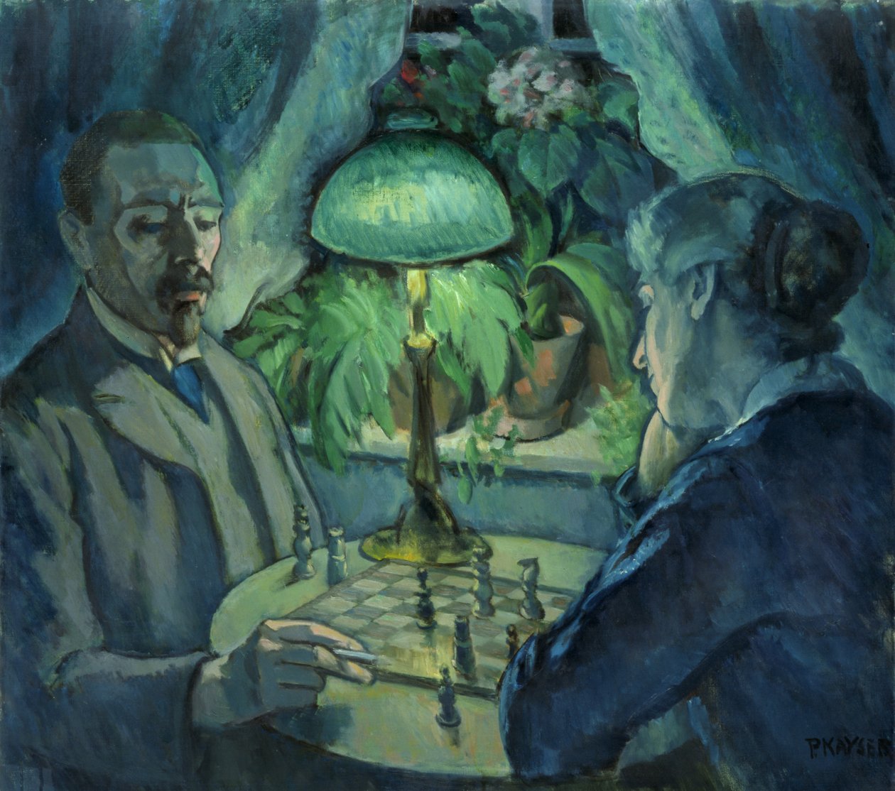 Satranç Oynamak, 1925 by Jean Paul Kayser
