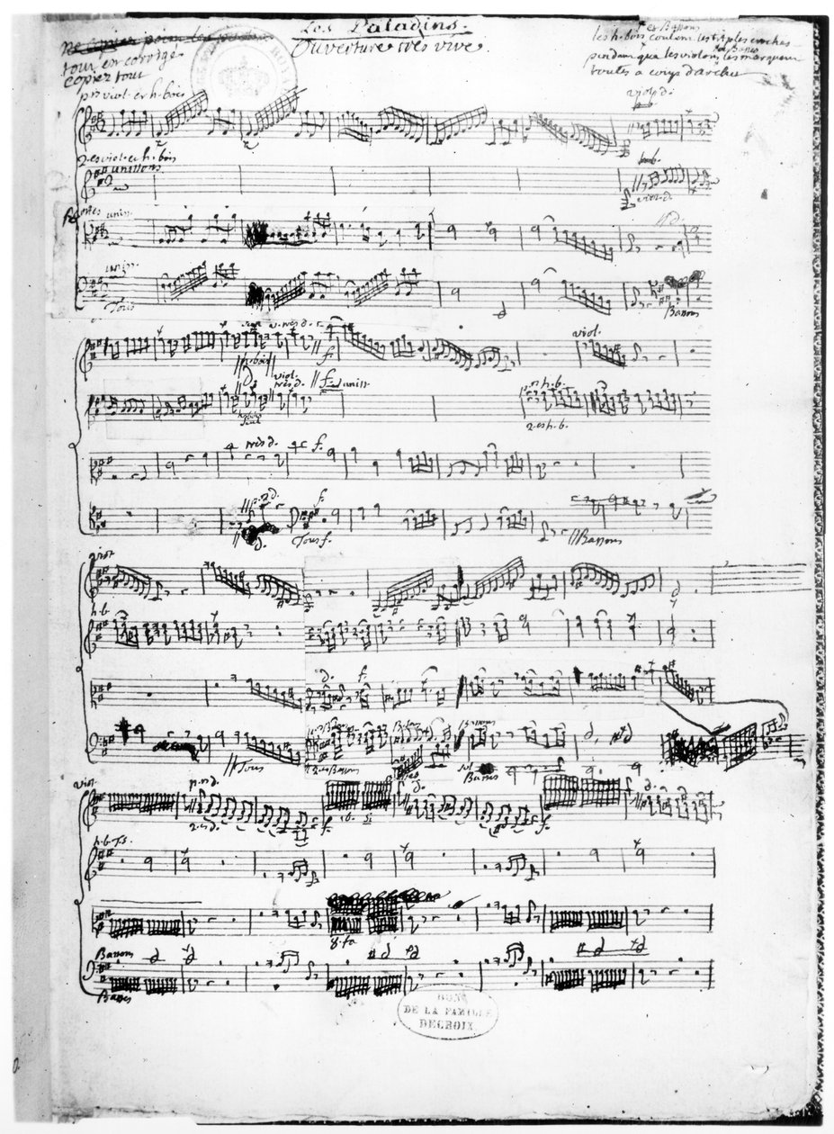 Opening page of the score of 