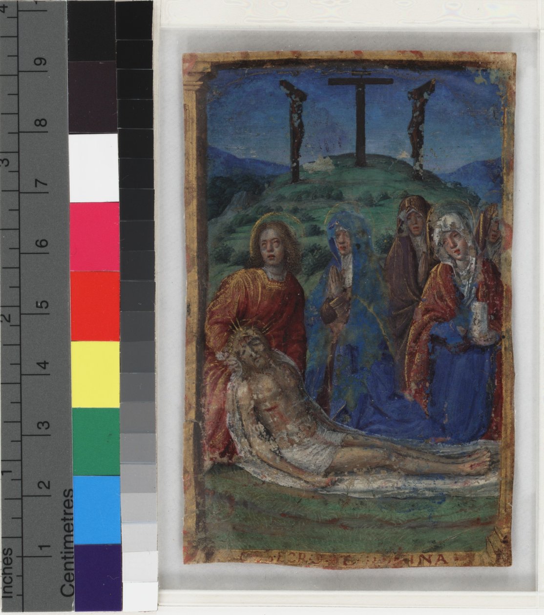 ದಿ ಲ್ಯಾಮೆಂಟೇಶನ್ ಆಫ್ ಕ್ರೈಸ್ಟ್, c.1495 turk by Jean Poyer