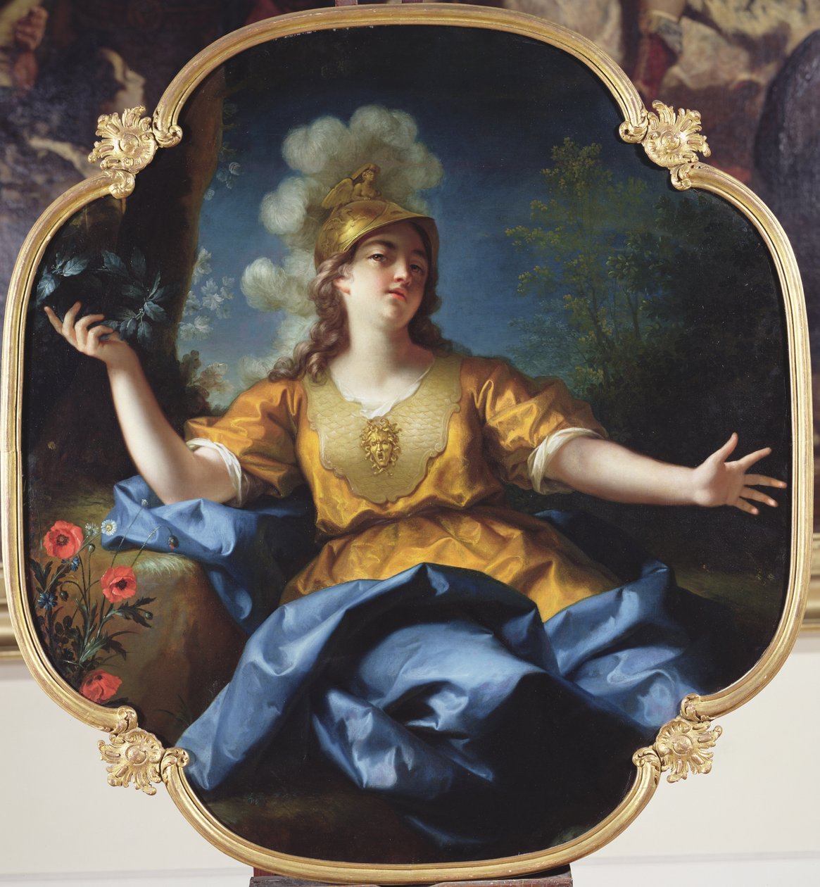 Minerva Olarak Bir Kadın Portresi, 1730 by Jean Raoux