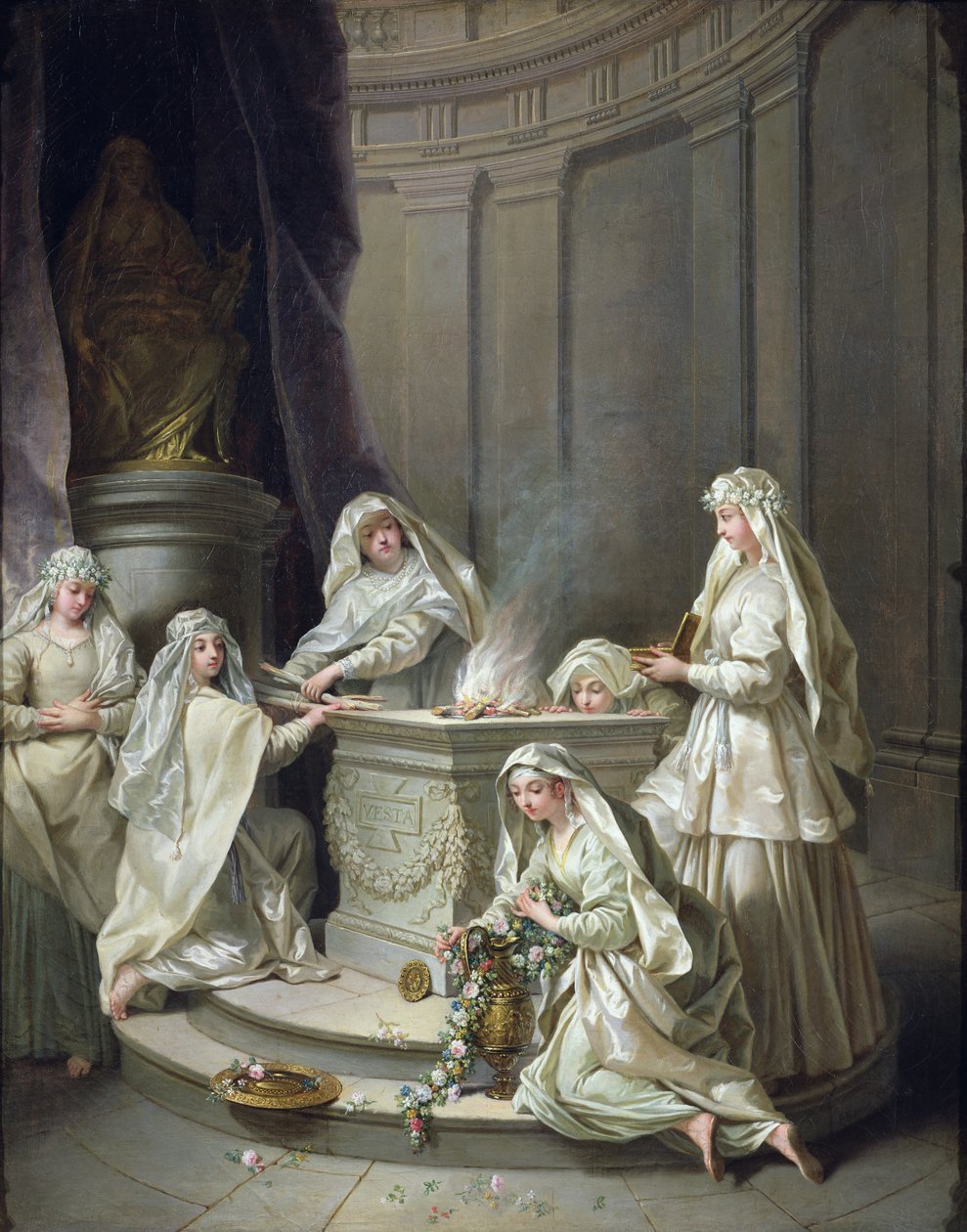 Vesta Bakireleri, 1727 by Jean Raoux