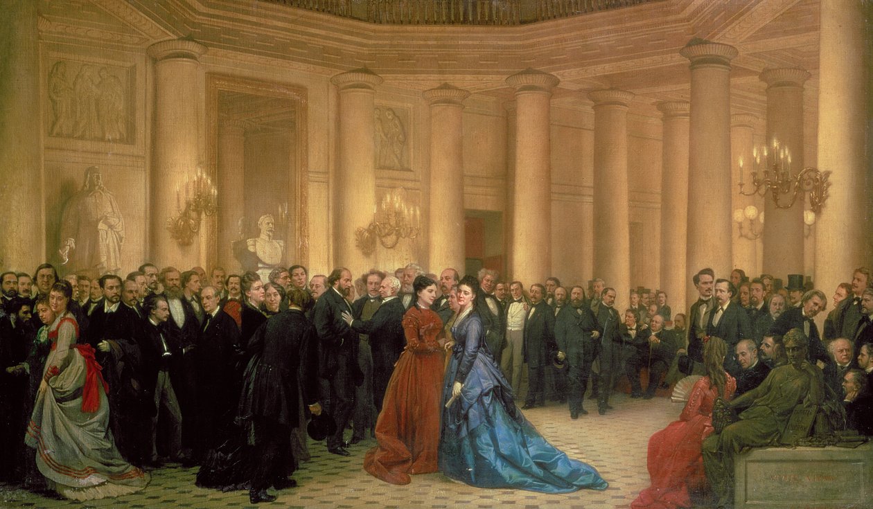 Odeon Tiyatrosu, Paris, 1869 by Jean Raymond Hippolyte Lazerges