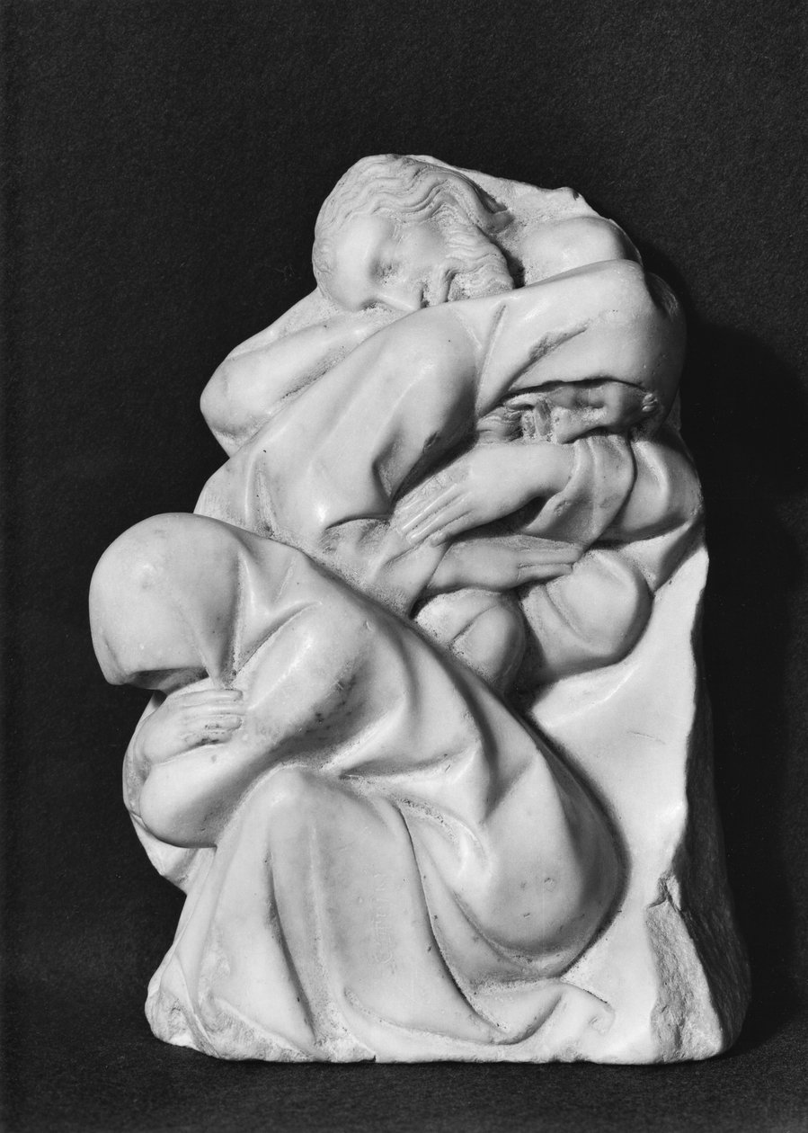 The sleeping Apostles, from the tomb of Duc Jean de Berry (1340-1416) c.1400  (marble)  by Jean de Cambrai