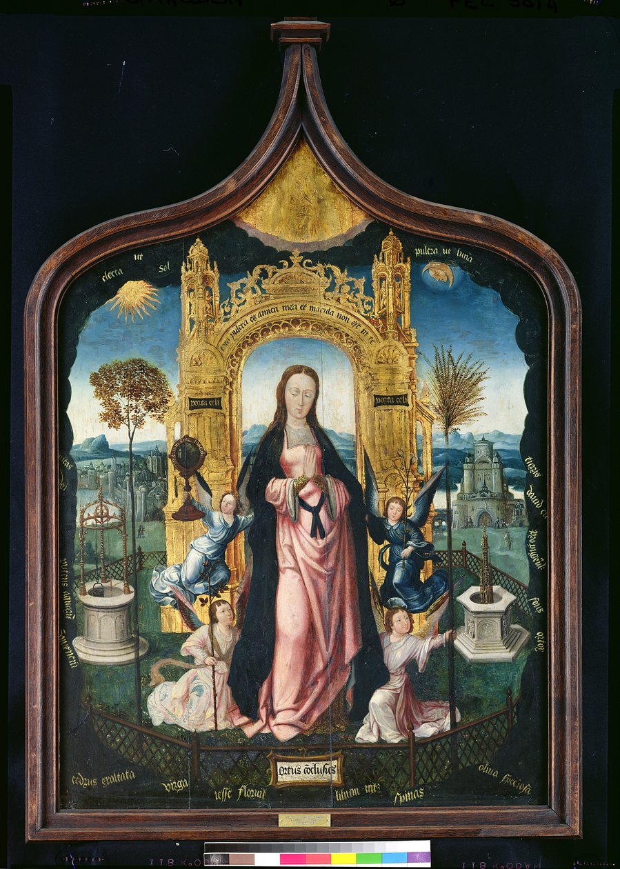 Litanilerin Bakiresi veya Immaculate Conception by Jean the Elder Bellegambe