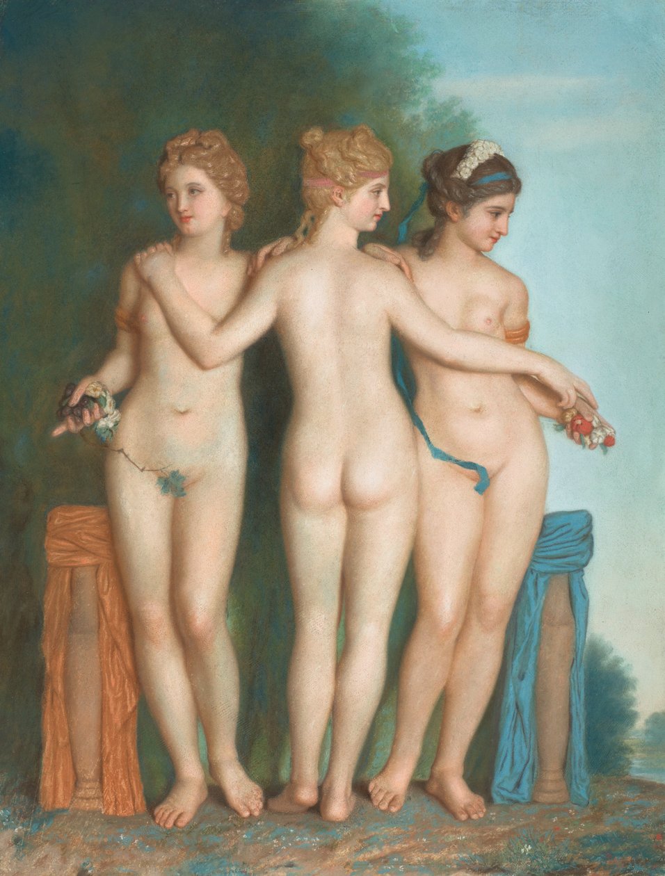 Üç Güzeller by Jean Étienne Liotard