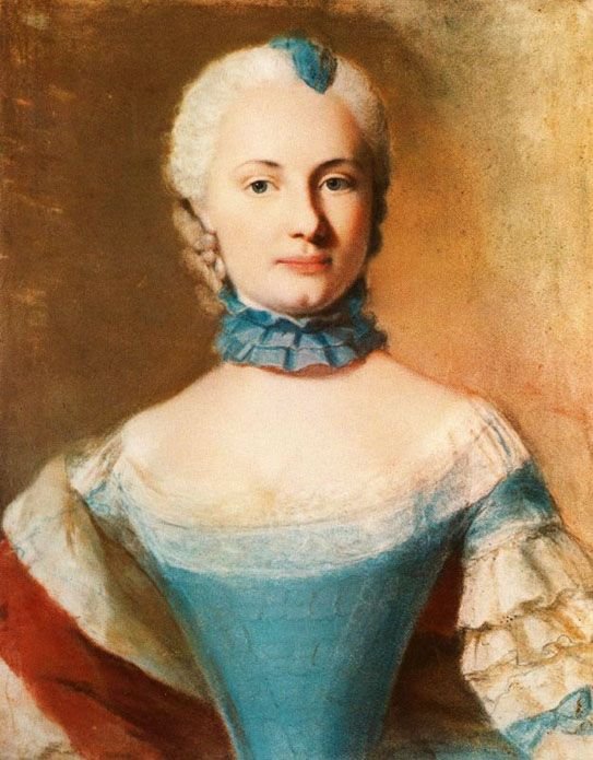 Elizabeth Frederica Sophia, Württemberg Düşesi (1732-1780) by Jean Étienne Liotard