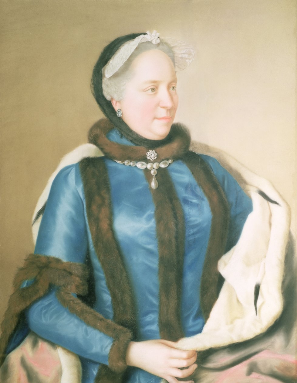 Avusturya İmparatoriçesi Maria Theresa (1717-80), c.1770 by Jean Étienne Liotard