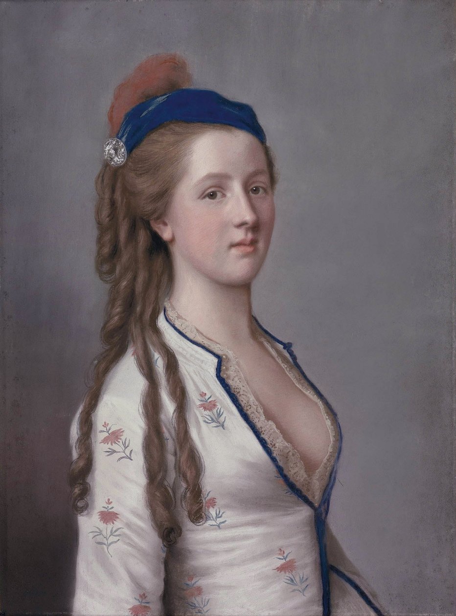 Leydi Ann Somerset, Northampton Kontesi by Jean Étienne Liotard