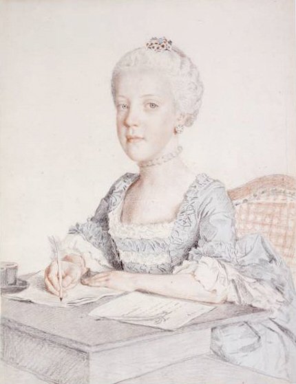 arşidüşes Johanna Gabriele portresi by Jean Étienne Liotard